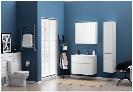 Тумба с раковиной Aquanet Латина 80 белый, артикул 00212836