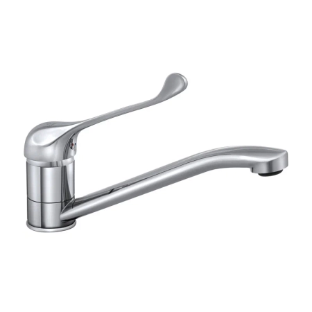 Смеситель для кухни с хирургической ручкой Славен СЛ-ОД-Х21, хром