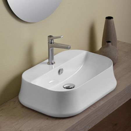 SIMAS Sharp раковина  накладная,  60х42см, с 1 отв. под смеситель