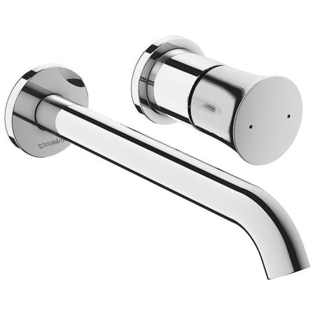 DURAVIT (White Tulip*) Однорычажный смеситель для умывальника, настенный монтаж, хром, артикул WT1070004010