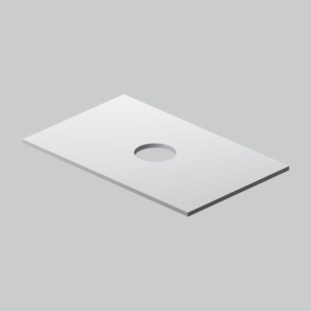 M8FST0800WM Func, Столешница, 80 см, цвет белый матовый, артикул M8FST0800WM