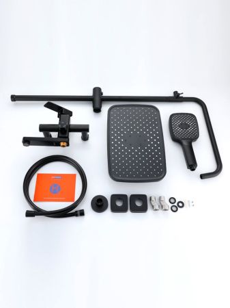 Душевая система Prohanss P60.24.06, черный