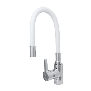 Смеситель для кухни Сантаком stMIRA 5098-3, белый