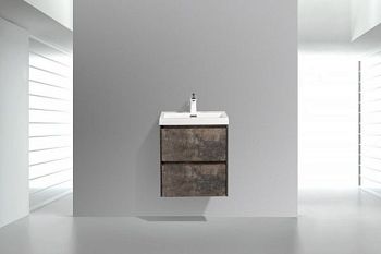 PIETRA MINI База под раковину подвесная с двумя выкатными ящиками PIETRA MINI-500-2C-SO-PT, Stone 494x395x535