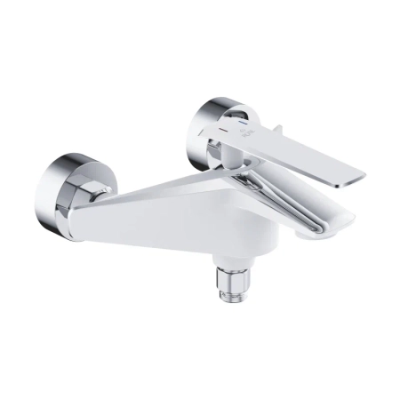 Смеситель для ванны Rose R1302F, белый/хром, артикул R1302F