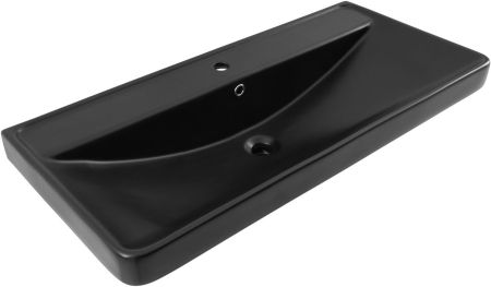 Раковина Aquanet Ирис 100 черная матовая