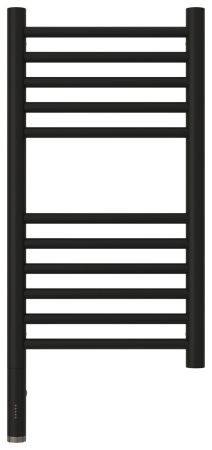 Полотенцесушитель, Сунержа, Богема 3.0, электрический, ширина, мм-332, глубина, мм-75, высота, мм-600, подключение-слева, электрокомплект-МЭМ, материал-нержавеющая сталь, цвет-черный матовый