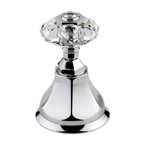 Nicolazzi Teide Вентиль запорный 1/2”, ручки Crystal handle, цвет: хром Nicolazzi Teide Вентиль запорный 1/2”, ручки Crystal handle, цвет: хром