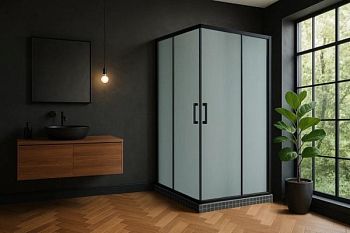 Душевой уголок Royal Bath RB HPD-C-BL 105х105х200 (матовое)