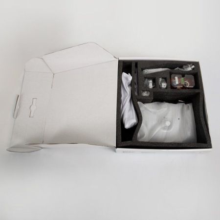 DUE Душевой комплект встраиваемый с изливом (смеситель встраиваемый, верхний душ, ручной душ со шлангом, штуцер с держателем), хром DUE-VDSET-CRM, артикул DUE-VDSET-CRM