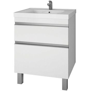 Тумба Grace Plus 60, белый лак, 2 ящ