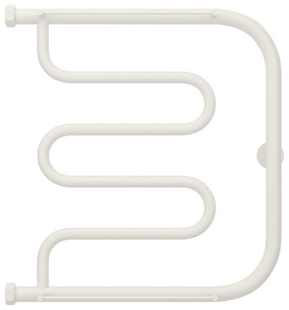 Полотенцесушитель водяной "Лира+" 2П 500х500 Н. Г. 1" (Матовый Белый)