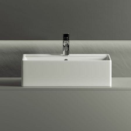 Умывальник чаша накладная прямоугольная Element 590*450*160мм CN6046, артикул CN6046