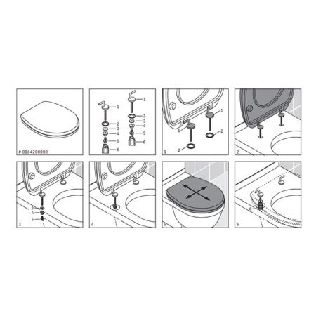 Duravit DuraStyle Сиденье  для  унитаза с крышкой , цвет белый, петли нерж сталь. без микролифта