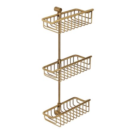 COMPLEMENTI Решетка тройная L26xP15xH60 см., бронза, артикул 22028