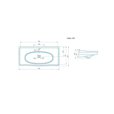Умывальник "Модерн 105"