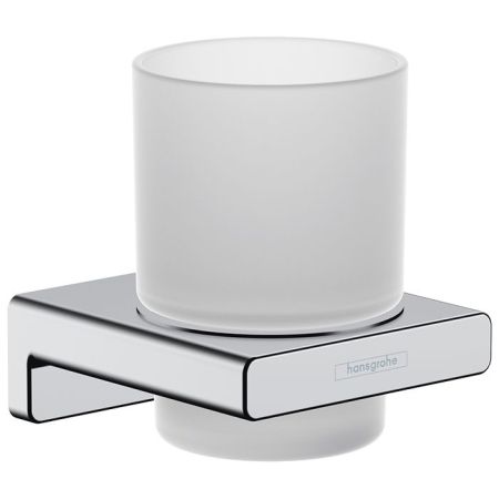 HG AddStoris Стакан подвесной для зубных щеток, цвет: хром, артикул 41749000