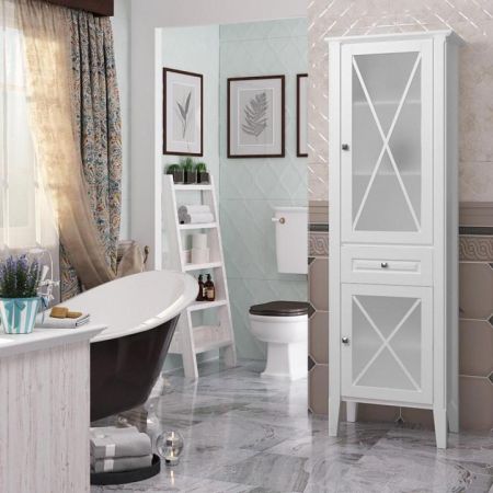 Пенал Палермо правый Opadiris Белый матовый, артикул 