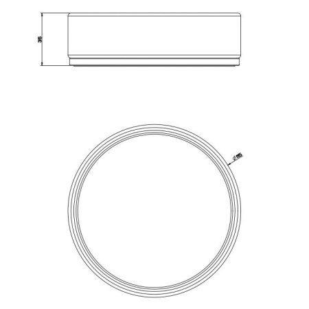 GESSI INCISO Мыльница настольная, цвет: черный/хром