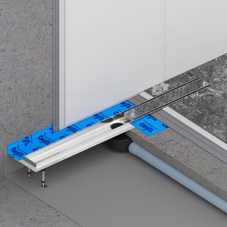 Душевой лоток (двухсторонняя решетка) TIMO Drain System DS230206/01, сатин, артикул DS230206/01