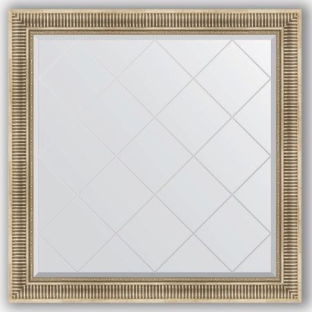 Зеркало Evoform Exclusive-G 107х107 Серебряный акведук