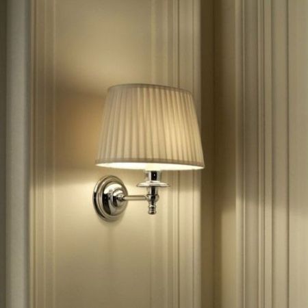 Devon Daisy 3 Светильник настенный (25,5х26х21 cм) с абажуром кремового цвета, фурнитура: хром, артикул DEDAISY3CR