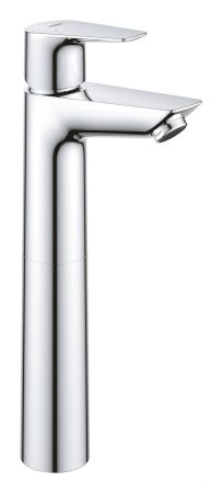 Смеситель для раковины  GROHE BAU EDGE 23761001 (хром, L-10,8 H-24,6), шт, артикул 23761001