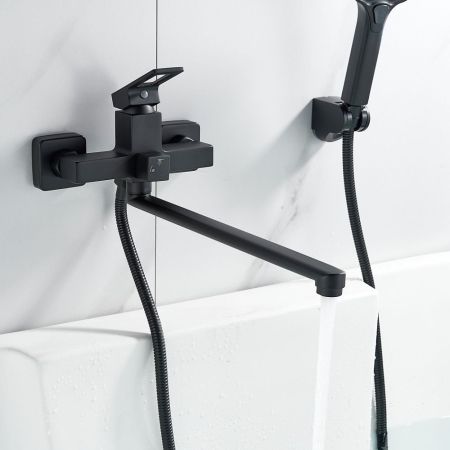 Смеситель для ванны Raffine F2296H, черный, артикул F2296H