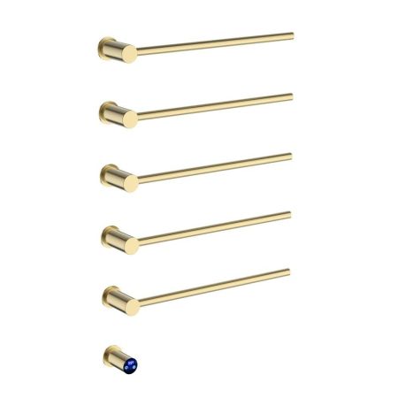 Полотенцесушитель электрический Terminus Аккорд П5 50х80, брашированное золото, артикул 4670078568137