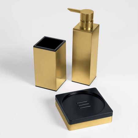 Colombo MiniQ Стакан настольный, цвет: золото матовое, артикул B1643.OM