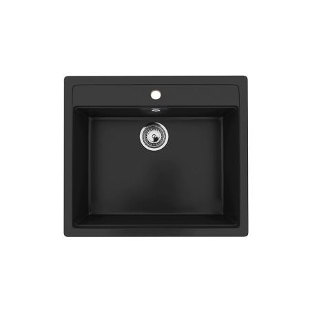 Кухонная мойка Ulgran U-104-344, ультра-черный, артикул U-104-344