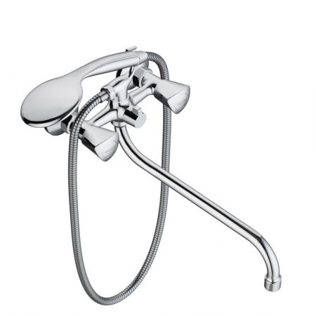 349500000 Object, смеситель для ванны/душа с длинным изливом, душ.гарнитуром, шт, артикул 349500000