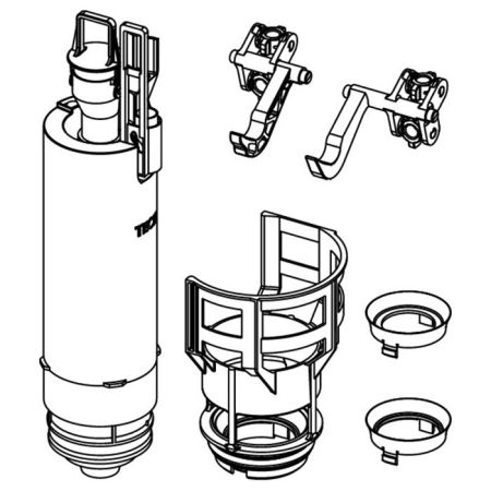 Клапан смыва TECE A2, артикул 9820223