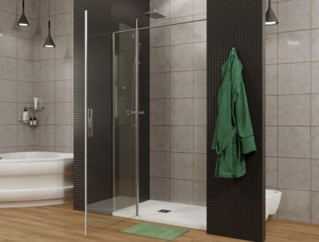 Душевая дверь Allen Brau Priority 90 3.31026.BA серебро браш, артикул 3.31026.BA