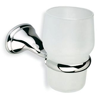 Stil Haus Tecla, настенный стеклянный стакан, цвет хром