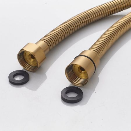 Гигиенический душ со смесителем Shevanik S4005G-1, золотой сатин