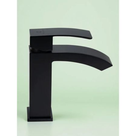 Смеситель для раковины FILARETE Waterfall FL5010BL, черный, артикул FL5010BL