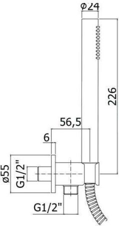 Набор смесителей Paffoni Green 5 в 1 (сет 9) (с внутренней частью), артикул 00255127
