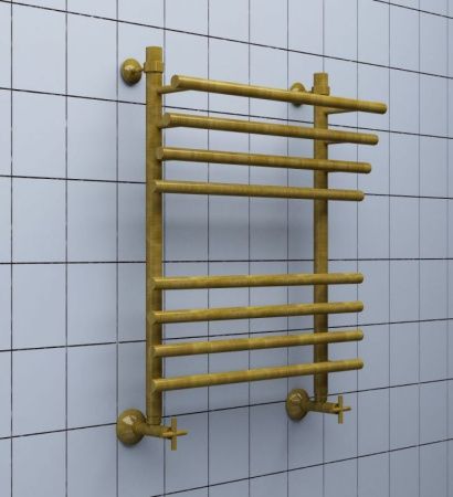 Водяной полотенцесушитель Ника Bamboo ЛБ3 60x50 Хром