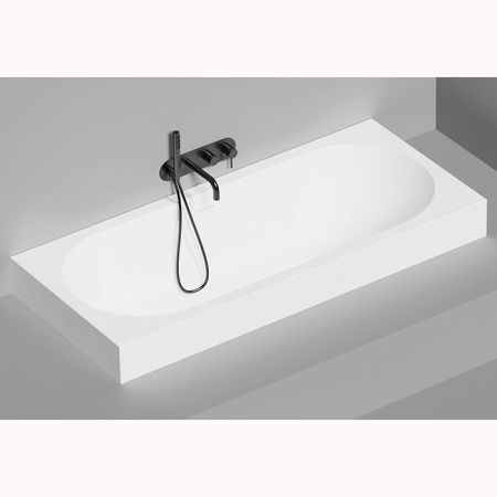 Salini ORNELLA AXIS KIT 170 Встраиваемая ванна 1700х750х600мм, прямоуг. ,мат-л: S-Sense, дон. кл. "Up&Down",слив -перел.белый глянцевый, артикул 103513G