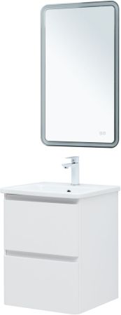 Тумба под раковину Aquanet Эмбер 50 белый матовый, артикул 00330463