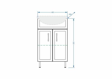 Тумба "Концепт 50", Эрика 50, артикул SP-00000039