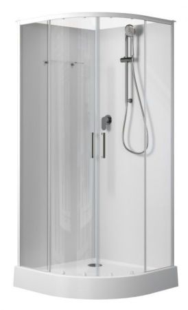 Душевая кабина Aquanet Passion EVO R white 90x90 набор 1, артикул 00267252