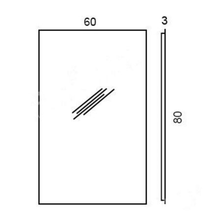 Colombo Gallery Зеркало 80x60, Цвет: нержавеющая сталь, артикул B2012
