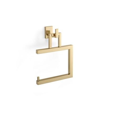 OASIS SQUARE Держатель туалетной бумаги, правый, цвет золото, артикул 0SQR00802200017OR