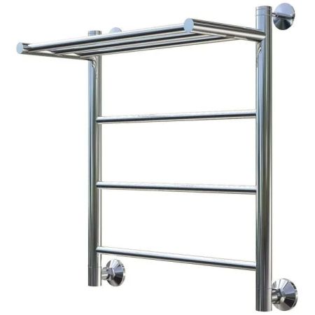 Водяной полотенцесушитель Тругор Аспект 1 П НП 60x40 с полкой Хром, артикул Аспект1/нп6040П