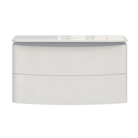 Тумба с раковиной подвесная Velvex Luna tp.LUN.80.2Y, 80 см, артикул tp-LUN-80-2Y-com