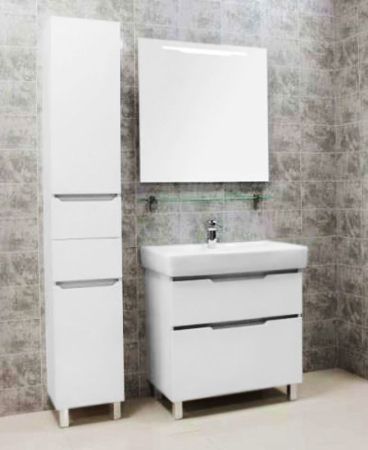 Тумба под раковину АКВАТОН ДАКОТА 74,5 1A202901DAAY0 (подвесная, белый) ССП, шт, артикул 1A202901DAAY0