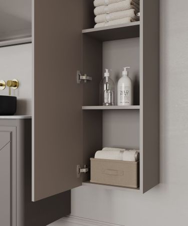 Шкаф-пенал Allen Brau Paris 35 1.360005.WM белый матовый, артикул 1.360005.WM