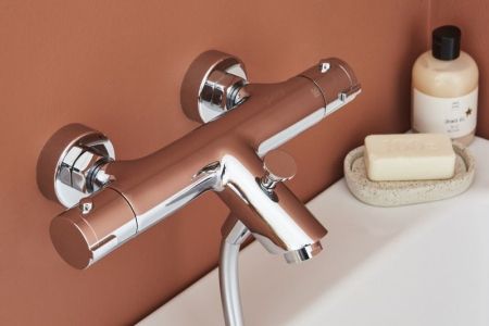 Термостат для ванны с душем JACOB DELAFON BRIVE E24335-CP (хром, L-16,2), шт, артикул E24335-CP